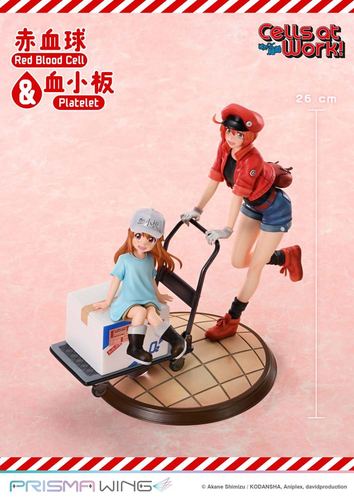 Cells at Work statuette PVC Red Blood Cell & Platelet  26 cm