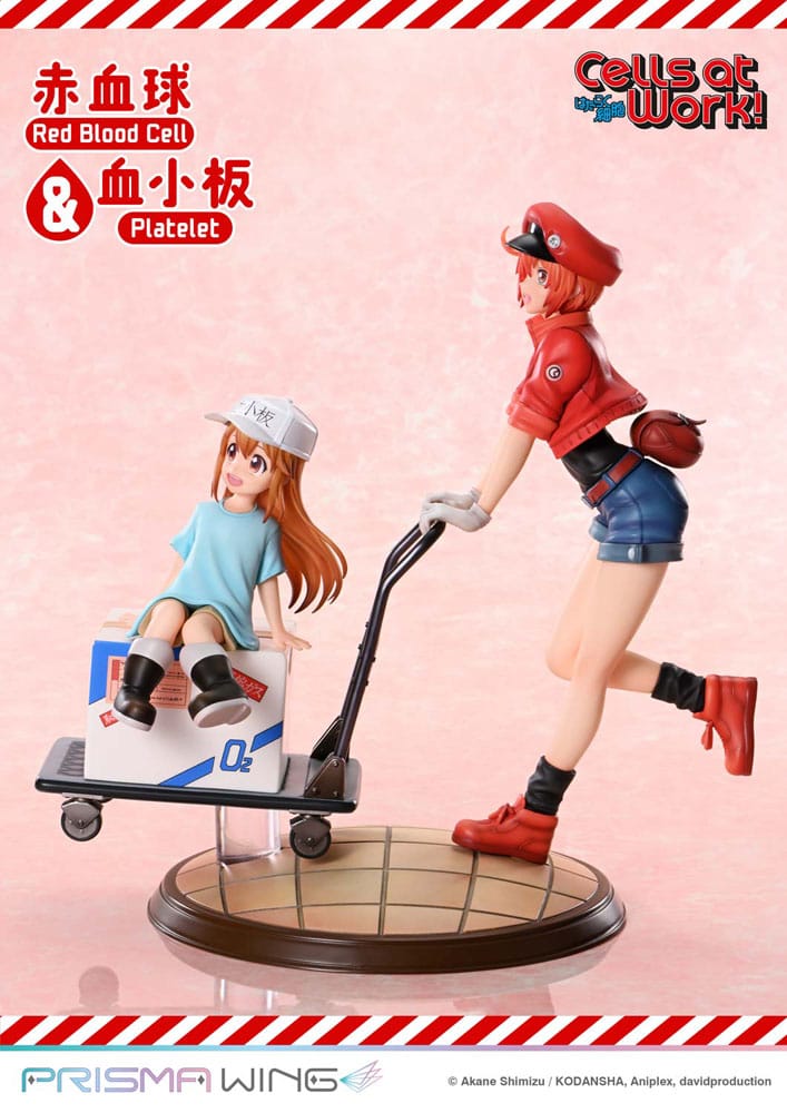Cells at Work statuette PVC Red Blood Cell & Platelet  26 cm
