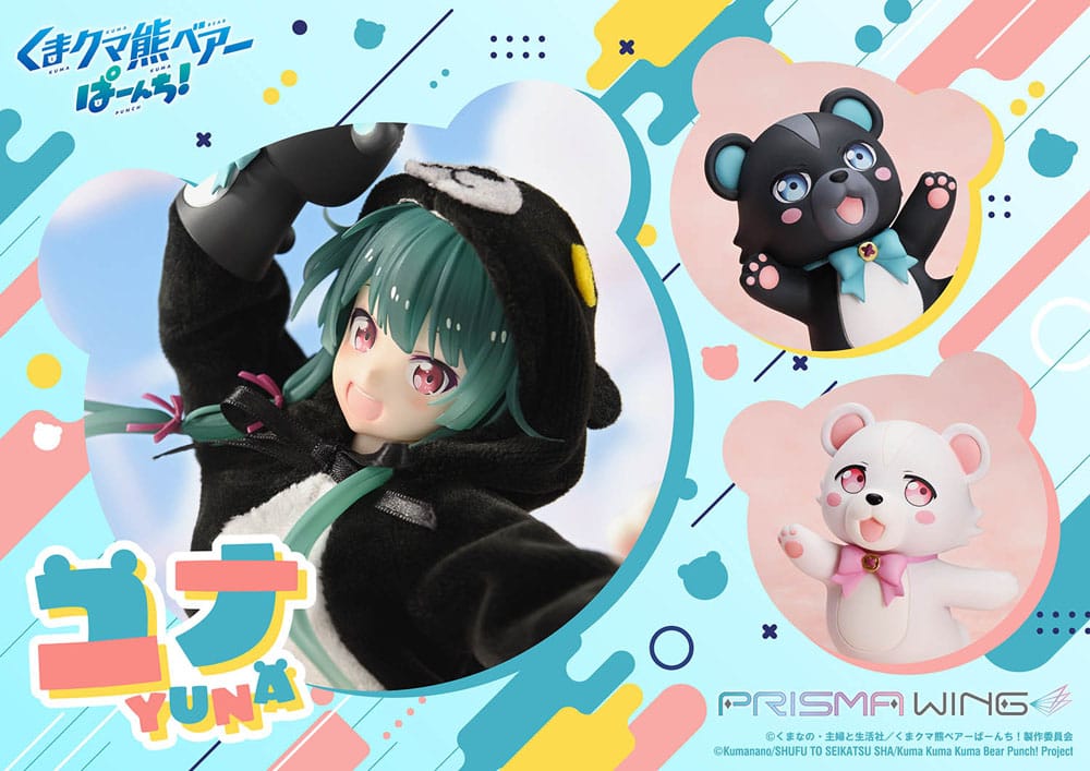 Kuma Kuma Kuma Bear Punch! statuette PVC 1/7 Prisma Wing Yuna 28 cm