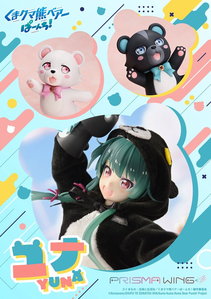 Kuma Kuma Kuma Bear Punch! statuette PVC 1/7 Prisma Wing Yuna 28 cm