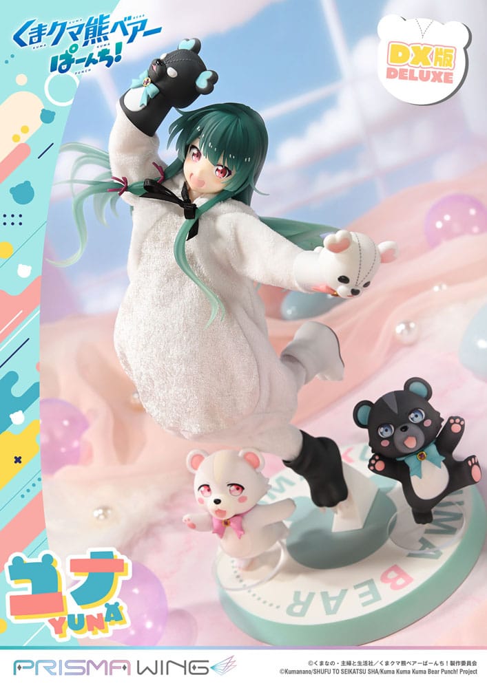 Kuma Kuma Kuma Bear Punch! statuette PVC 1/7 Prisma Wing Yuna Deluxe Version 28 cm