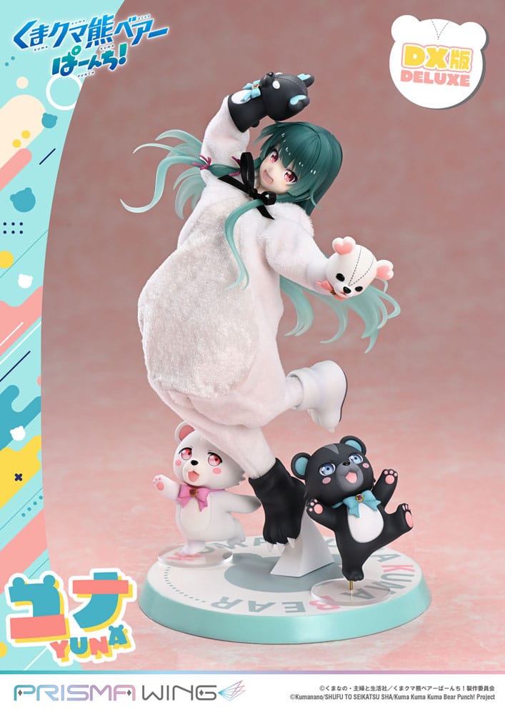 Kuma Kuma Kuma Bear Punch! statuette PVC 1/7 Prisma Wing Yuna Deluxe Version 28 cm