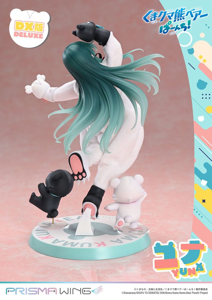 Kuma Kuma Kuma Bear Punch! statuette PVC 1/7 Prisma Wing Yuna Deluxe Version 28 cm