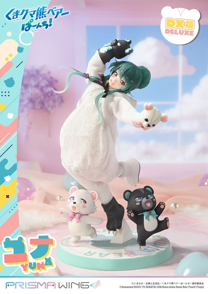 Kuma Kuma Kuma Bear Punch! statuette PVC 1/7 Prisma Wing Yuna Deluxe Version 28 cm