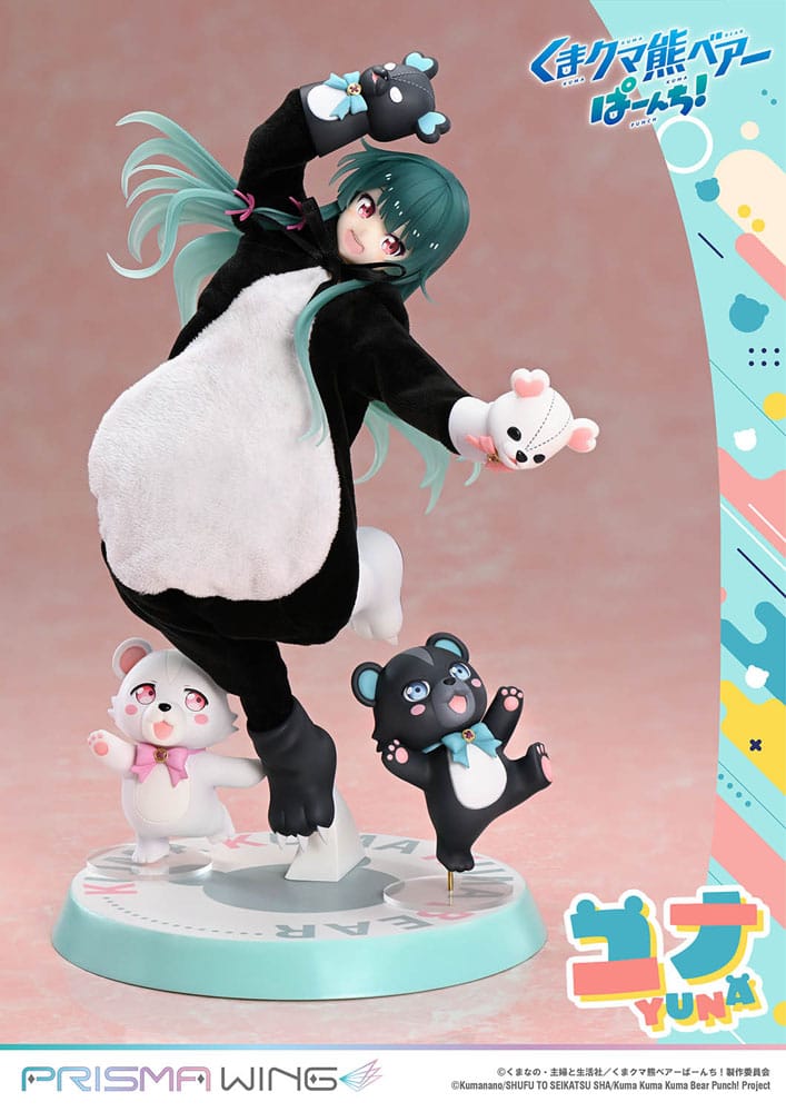 Kuma Kuma Kuma Bear Punch! statuette PVC 1/7 Prisma Wing Yuna Deluxe Version 28 cm