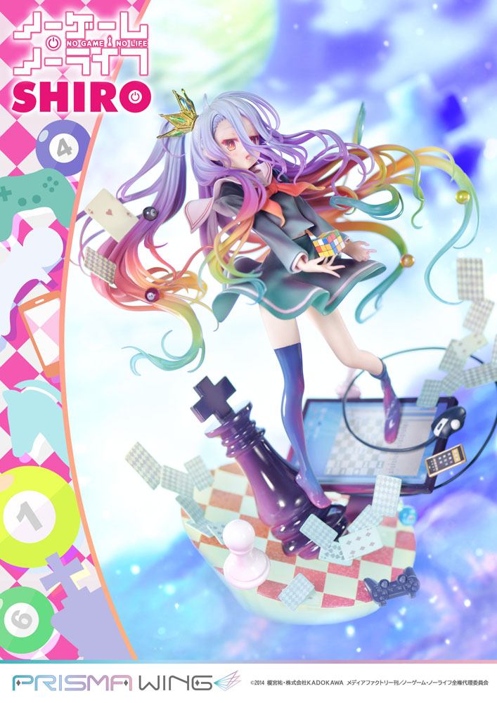 No Game No Life statuette PVC 1/7 Prisma Wing Shiro 27 cm