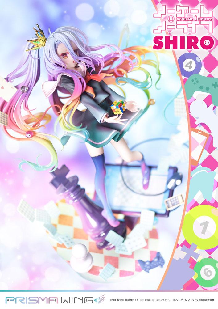 No Game No Life statuette PVC 1/7 Prisma Wing Shiro 27 cm