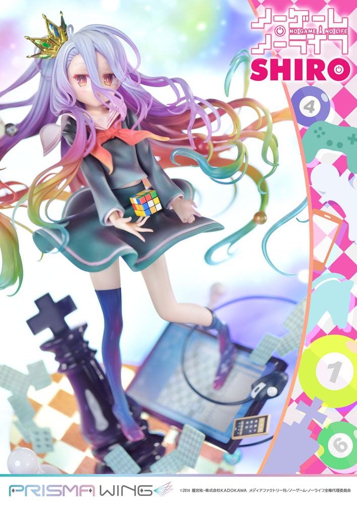 No Game No Life statuette PVC 1/7 Prisma Wing Shiro 27 cm