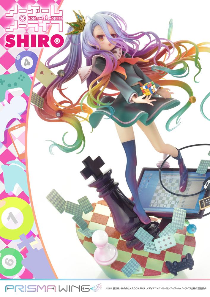 No Game No Life statuette PVC 1/7 Prisma Wing Shiro 27 cm
