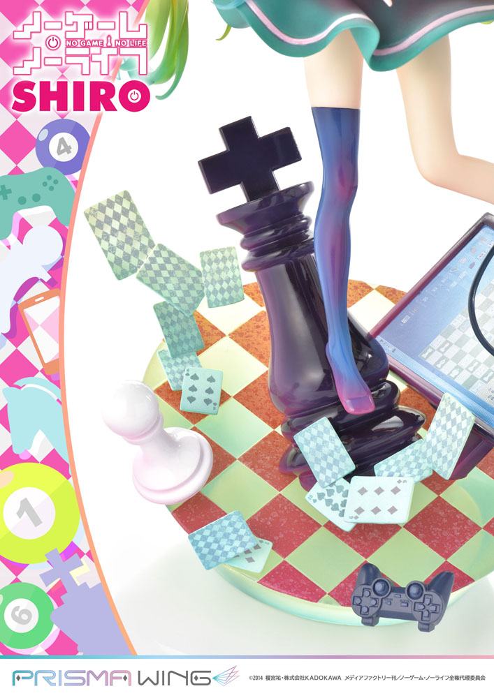 No Game No Life statuette PVC 1/7 Prisma Wing Shiro 27 cm