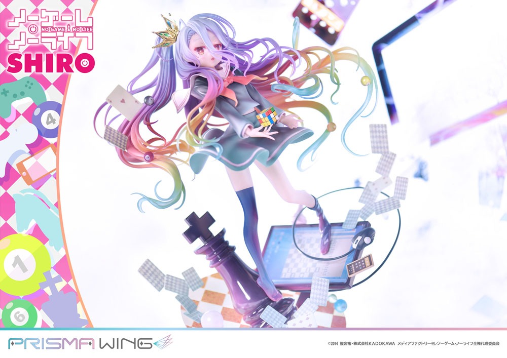 No Game No Life statuette PVC 1/7 Prisma Wing Shiro 27 cm