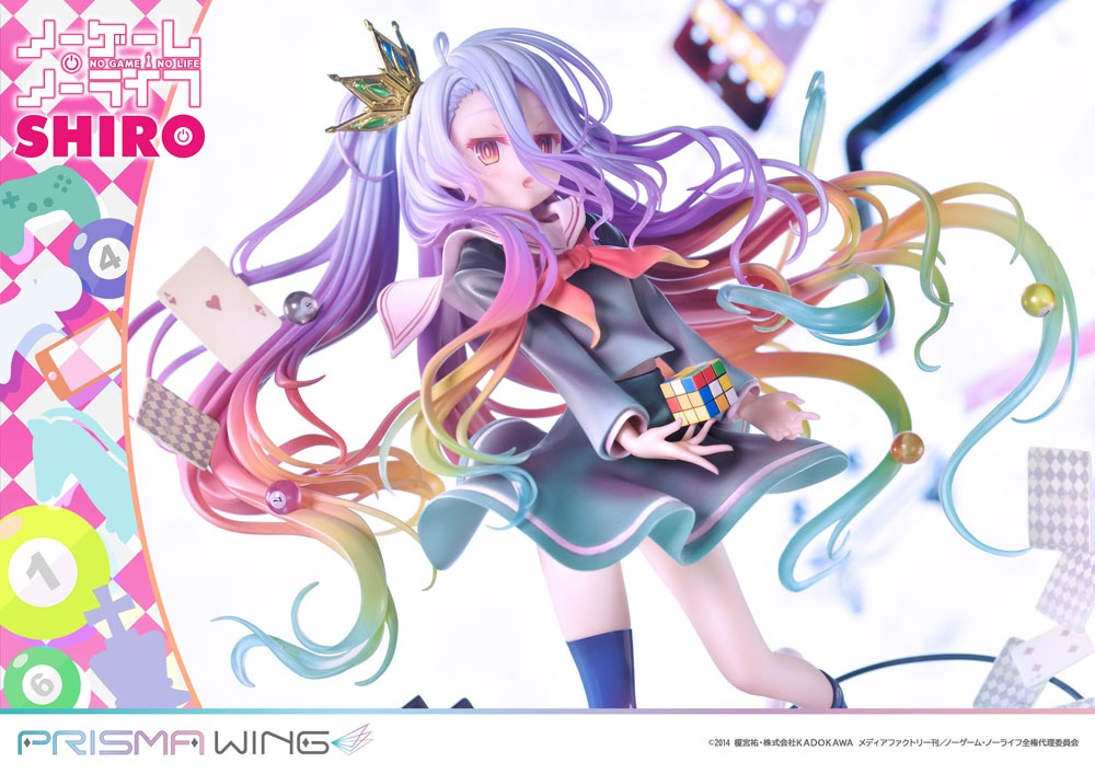 No Game No Life statuette PVC 1/7 Prisma Wing Shiro 27 cm