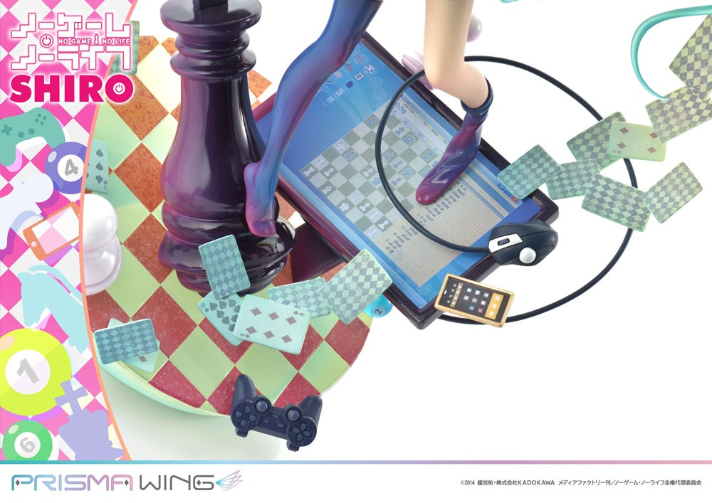 No Game No Life statuette PVC 1/7 Prisma Wing Shiro 27 cm