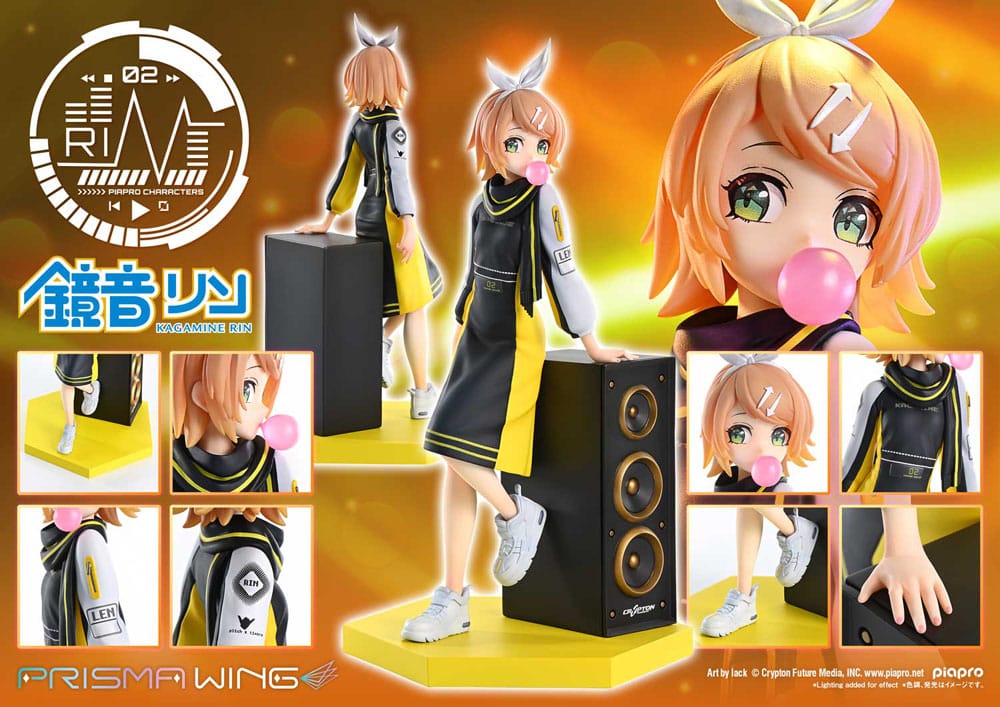 Vocaloid statuette PVC 1/7 Prisma Wing Piapro Characters Kagamine Rin (Art by lack) 21 cm