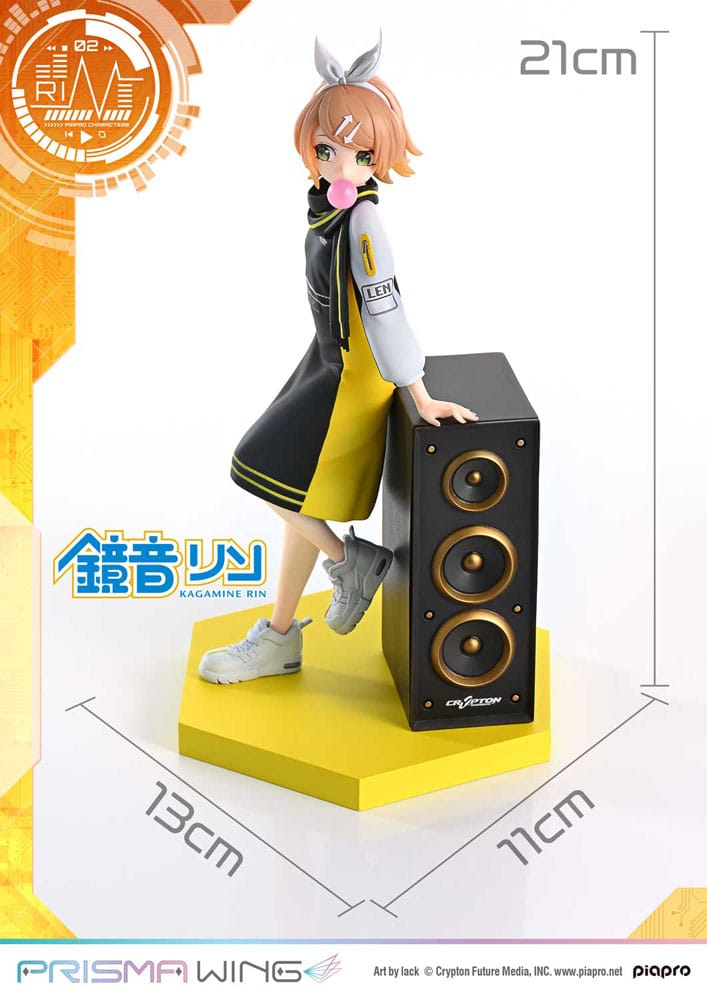 Vocaloid statuette PVC 1/7 Prisma Wing Piapro Characters Kagamine Rin (Art by lack) 21 cm