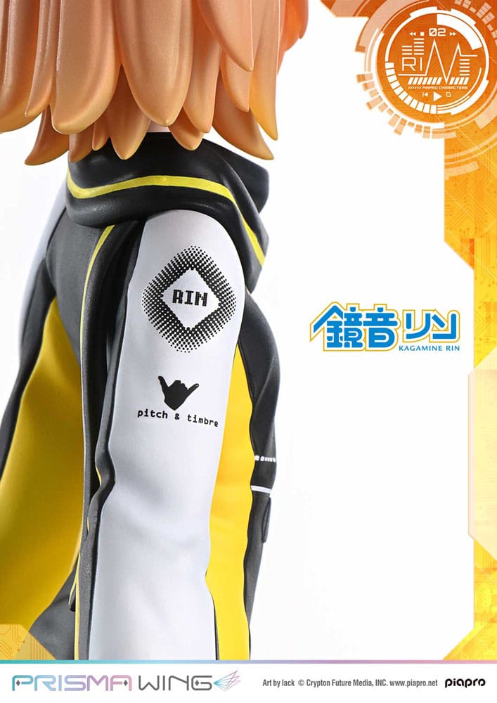 Vocaloid statuette PVC 1/7 Prisma Wing Piapro Characters Kagamine Rin (Art by lack) 21 cm