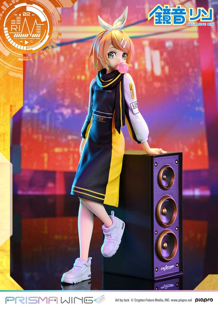Vocaloid statuette PVC 1/7 Prisma Wing Piapro Characters Kagamine Rin (Art by lack) 21 cm
