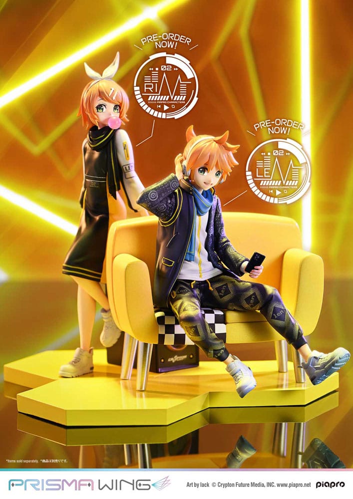 Vocaloid statuette PVC 1/7 Prisma Wing Piapro Characters Kagamine Len (Art by lack) 18 cm