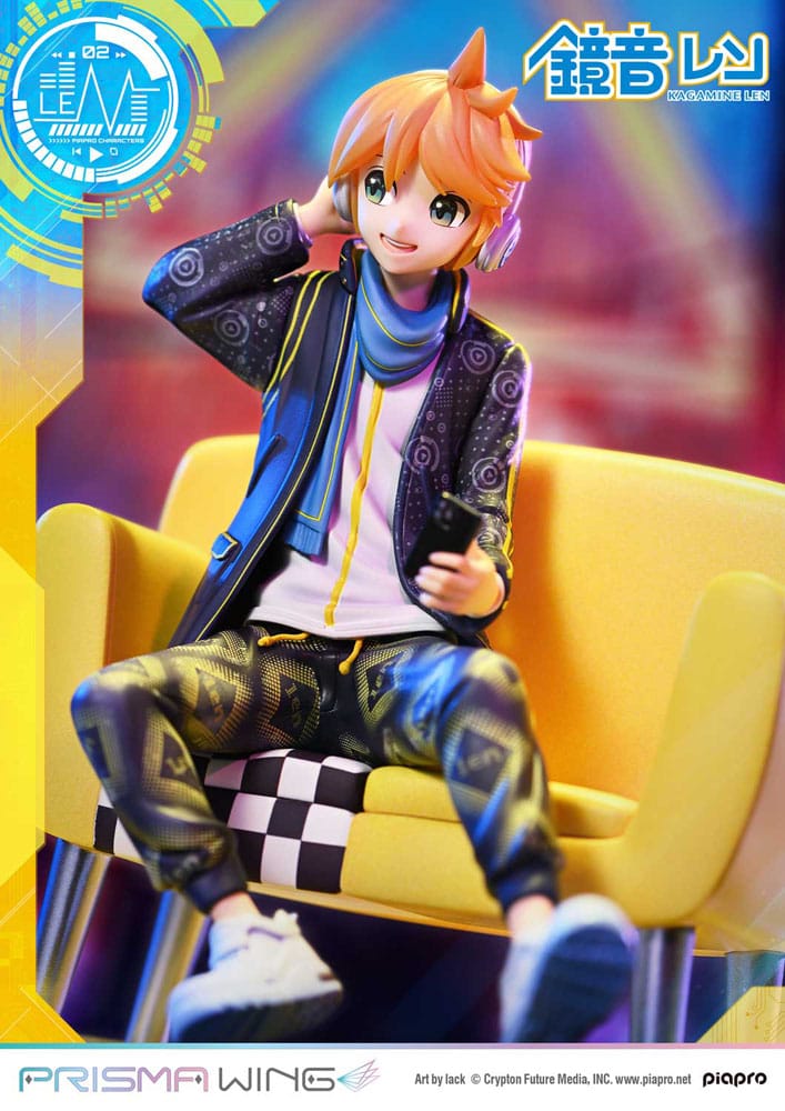 Vocaloid statuette PVC 1/7 Prisma Wing Piapro Characters Kagamine Len (Art by lack) 18 cm