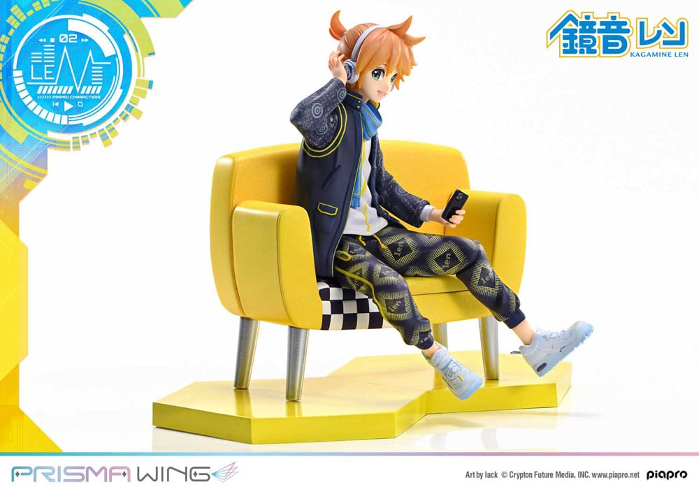 Vocaloid statuette PVC 1/7 Prisma Wing Piapro Characters Kagamine Len (Art by lack) 18 cm