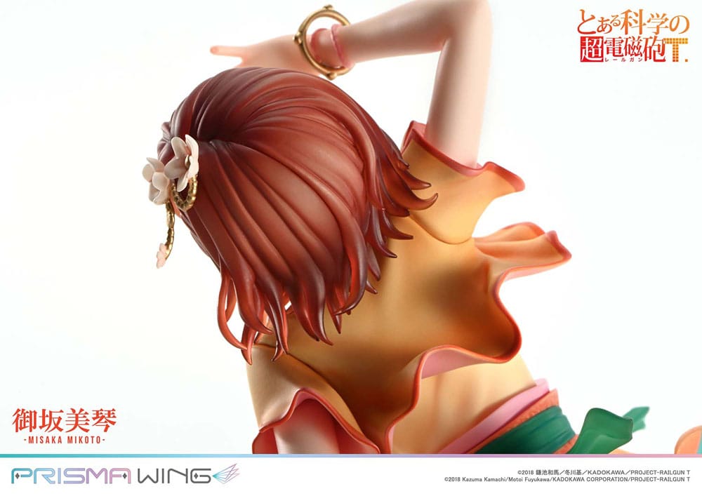 To Aru Kagaku no Railgun statuette PVC 1/7 Prisma Wing Misaka Mikoto 22 cm