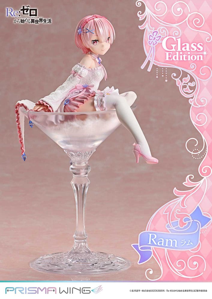 Re:ZERO Starting Life in Another World statuette PVC 1/7 Prisma Wing Ram Glass Edition 24 cm