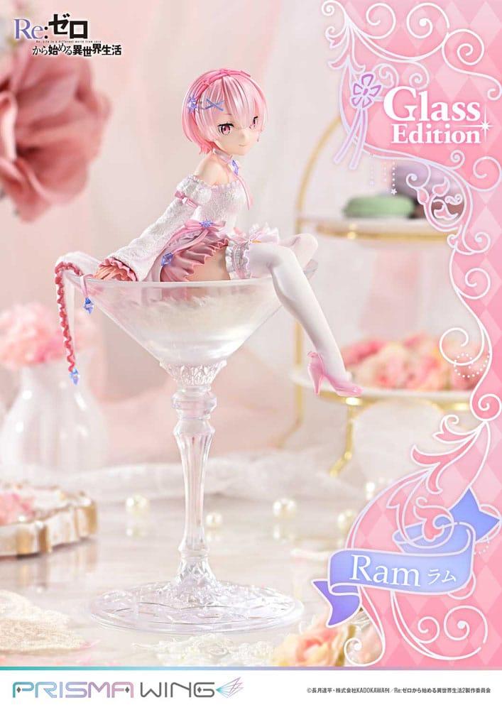 Re:ZERO Starting Life in Another World statuette PVC 1/7 Prisma Wing Ram Glass Edition 24 cm