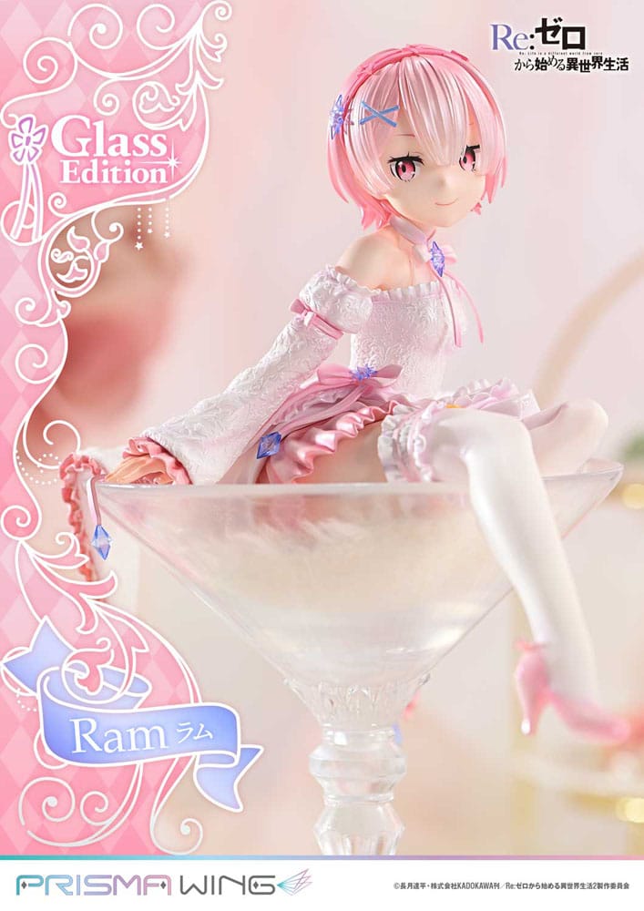 Re:ZERO Starting Life in Another World statuette PVC 1/7 Prisma Wing Ram Glass Edition 24 cm