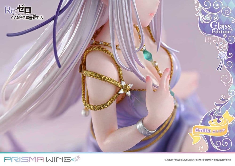 Re:Zero Prisma Wing Statue 1/7 Emilia Glass Edition 29 cm