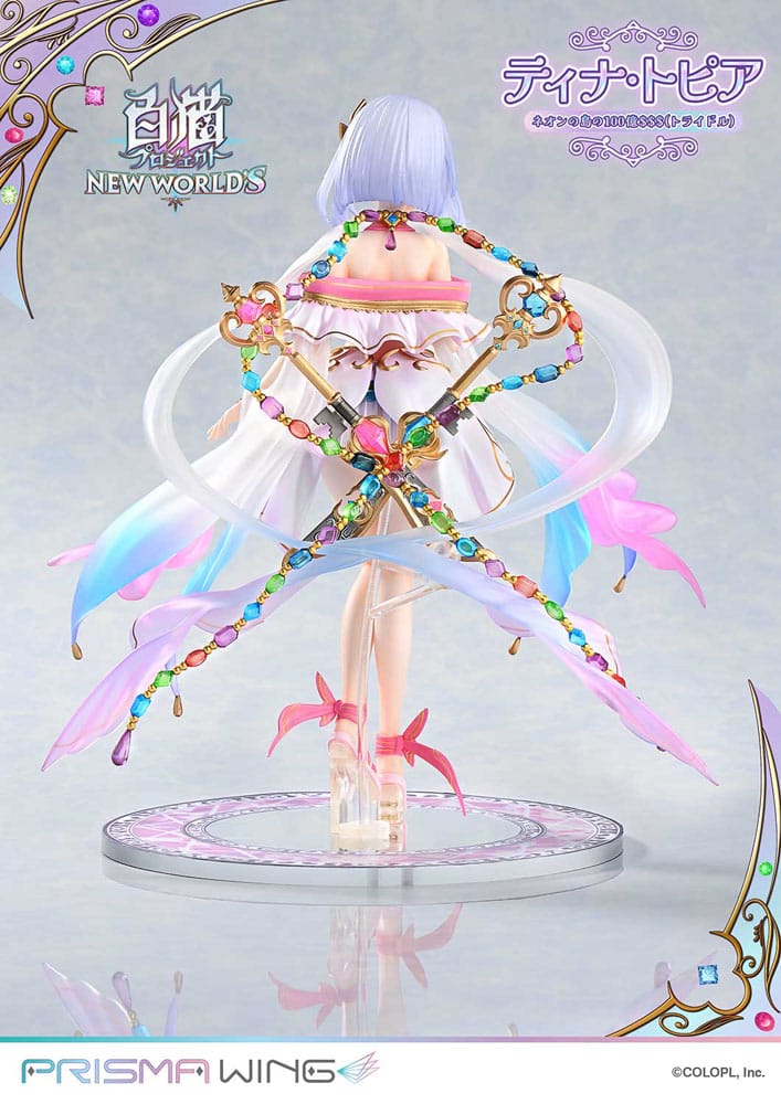 White Cat Project statuette PVC 1/7 Prisma Wing Tina Topia (The 10 Billion Tridollars of Neon Island) 22 cm