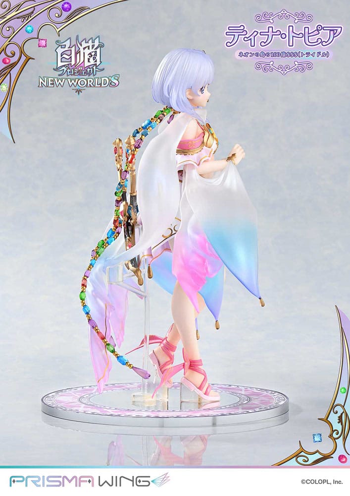 White Cat Project statuette PVC 1/7 Prisma Wing Tina Topia (The 10 Billion Tridollars of Neon Island) 22 cm