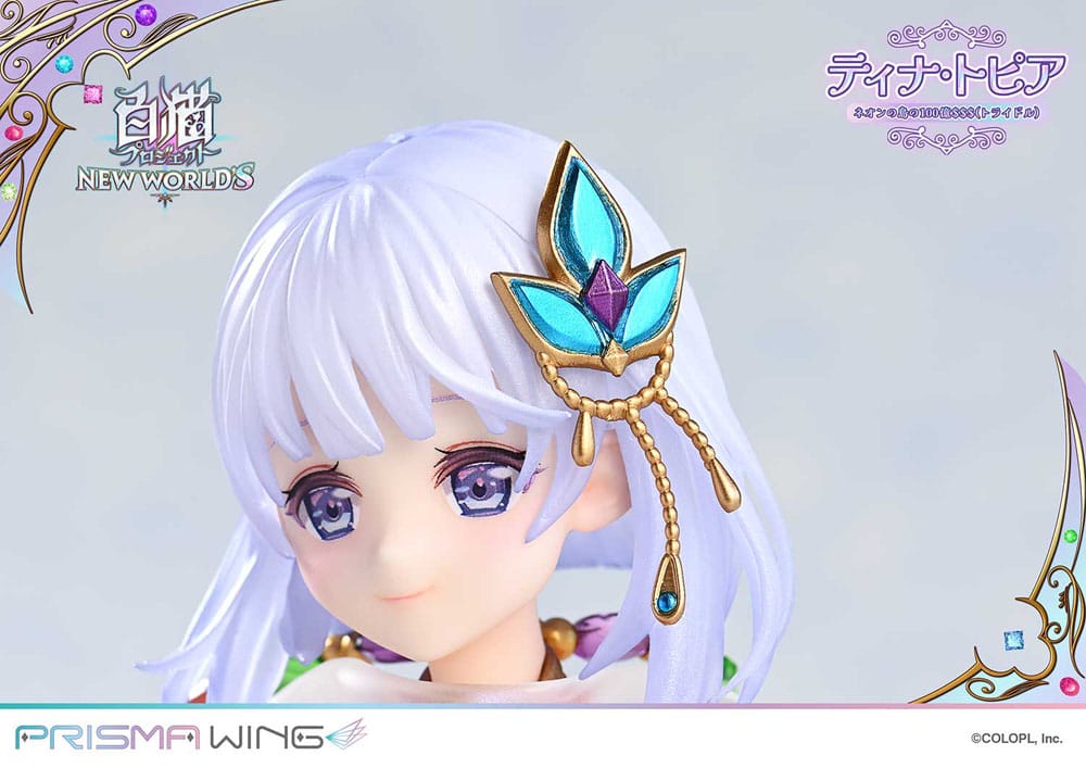 White Cat Project statuette PVC 1/7 Prisma Wing Tina Topia (The 10 Billion Tridollars of Neon Island) 22 cm