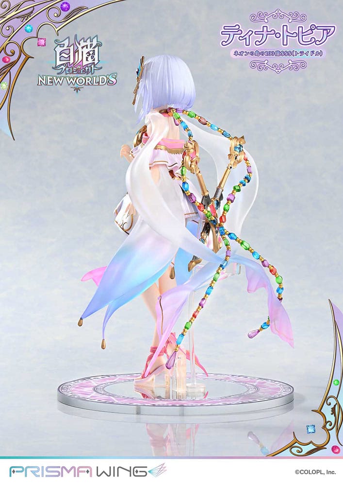 White Cat Project statuette PVC 1/7 Prisma Wing Tina Topia (The 10 Billion Tridollars of Neon Island) 22 cm