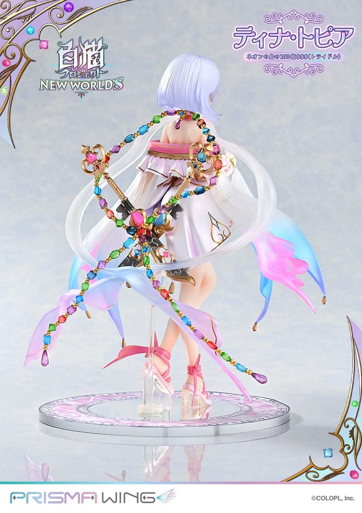 White Cat Project statuette PVC 1/7 Prisma Wing Tina Topia (The 10 Billion Tridollars of Neon Island) 22 cm
