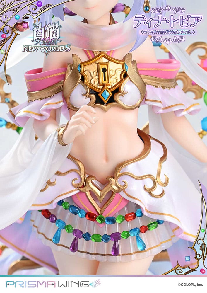 White Cat Project statuette PVC 1/7 Prisma Wing Tina Topia (The 10 Billion Tridollars of Neon Island) 22 cm