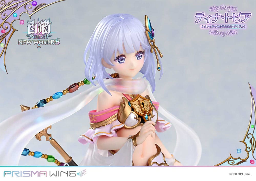 White Cat Project statuette PVC 1/7 Prisma Wing Tina Topia (The 10 Billion Tridollars of Neon Island) 22 cm