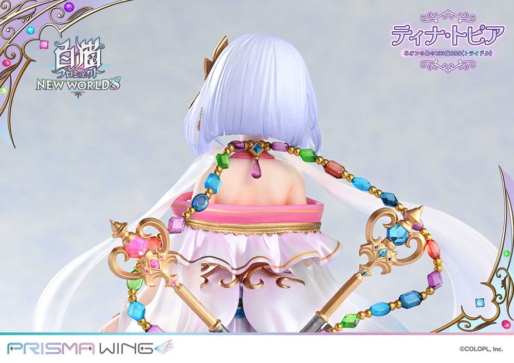 White Cat Project statuette PVC 1/7 Prisma Wing Tina Topia (The 10 Billion Tridollars of Neon Island) 22 cm