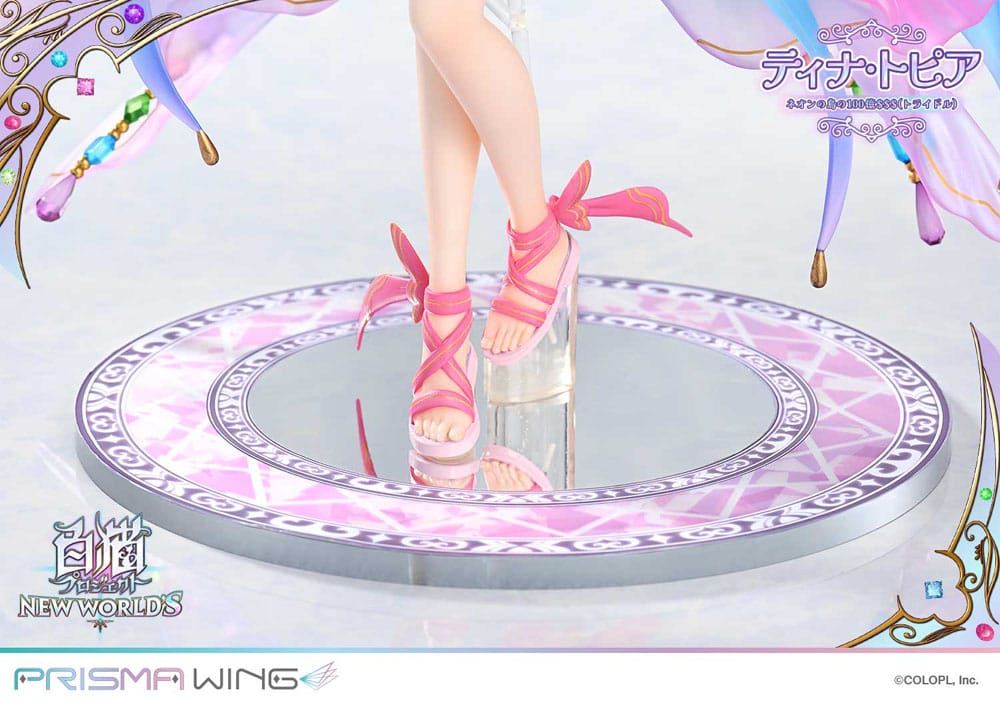 White Cat Project statuette PVC 1/7 Prisma Wing Tina Topia (The 10 Billion Tridollars of Neon Island) 22 cm