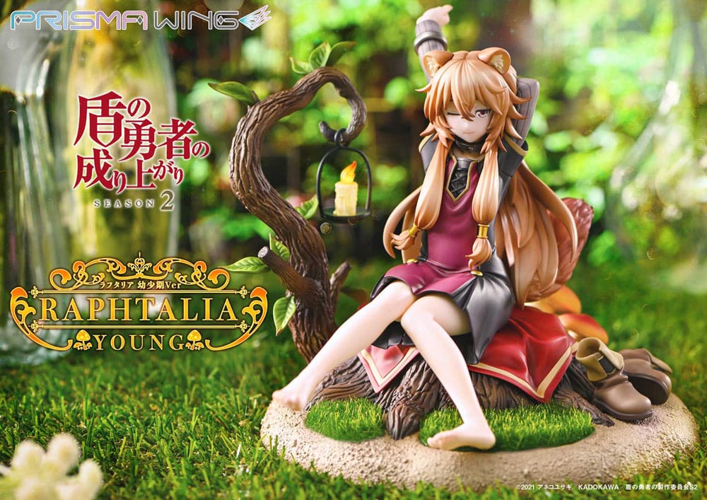 The Rising of the shield Hero Season 2 statuette PVC 1/7 Prisma Wing Raphtalia Young Version 15 cm