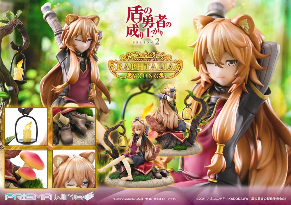 The Rising of the shield Hero Season 2 statuette PVC 1/7 Prisma Wing Raphtalia Young Version 15 cm