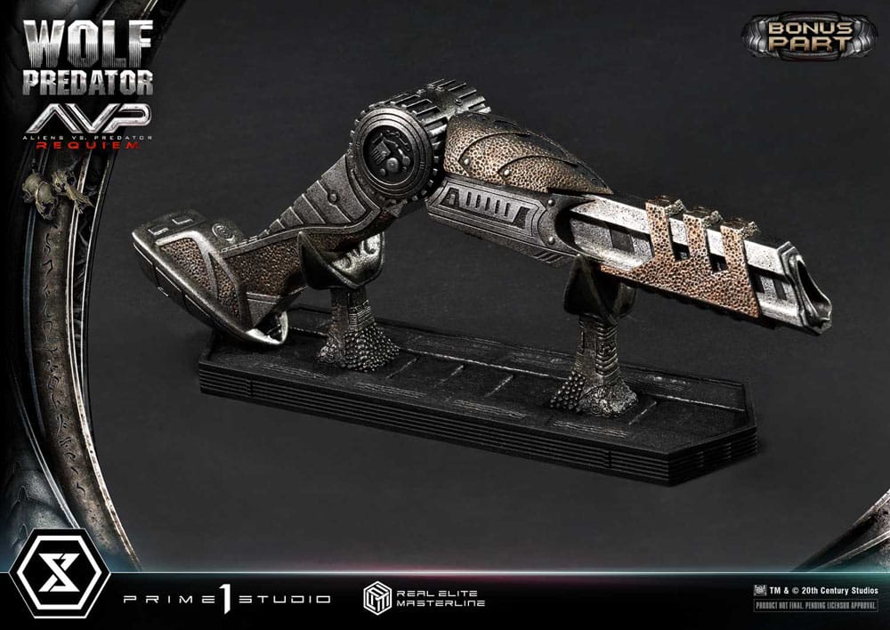 Alien vs. Predator statuette Real Elite Masterline Series 1/3 Requiem Wolf Predator Deluxe Bonus Ver. 95 cm