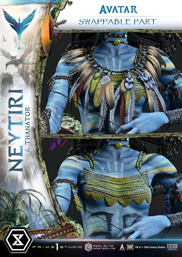 Avatar (Film) statuette Real Elite Masterline Series 1/4 Neytiri & Thanator 75 cm