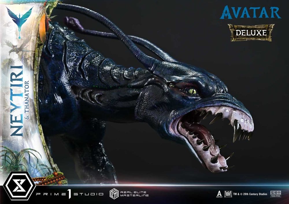 Avatar (Film) statuette Real Elite Masterline Series 1/4 Neytiri & Thanator Deluxe Bonus Version 75 cm