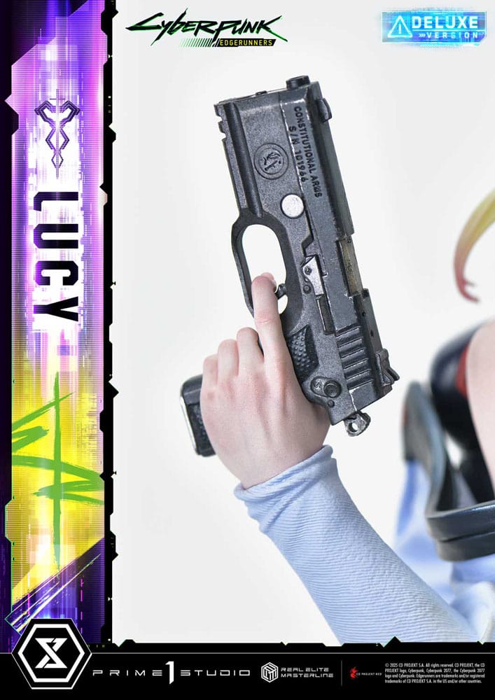 Cyberpunk: Edgerunners statuette Real Elite Masterline Series 1/4 Lucy Deluxe Bonus Version 50 cm