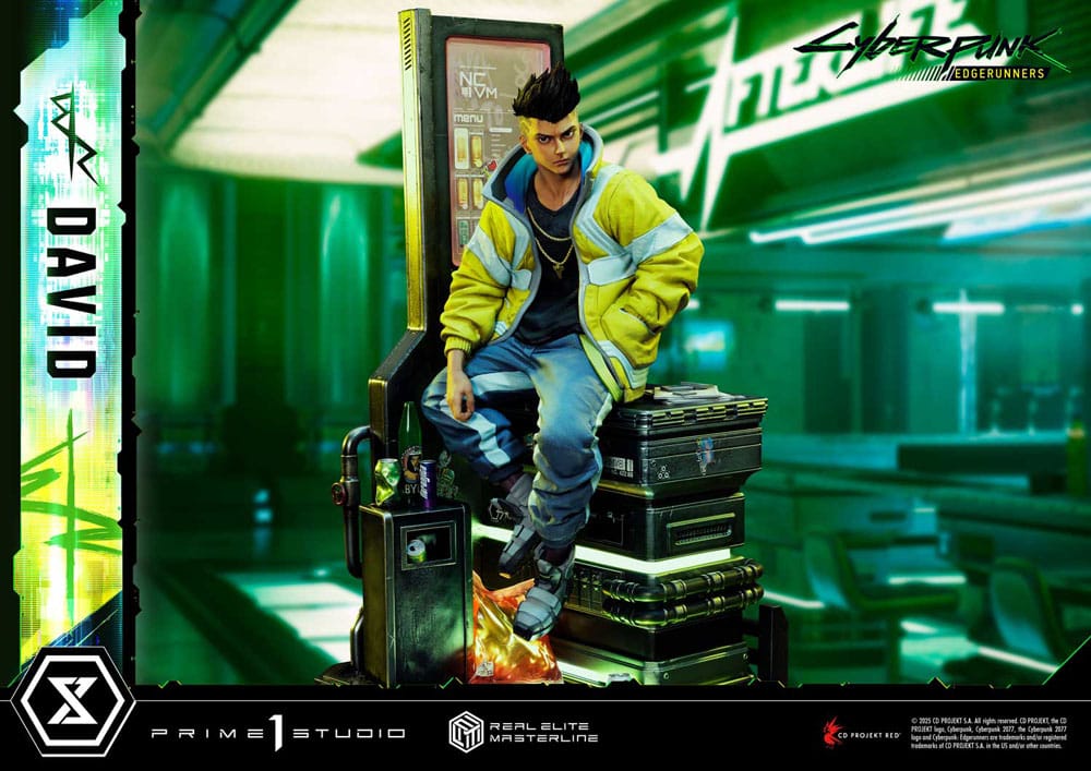 Cyberpunk: Edgerunners statuette Real Elite Masterline Series 1/4 David 58 cm