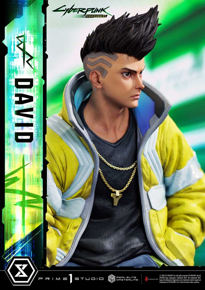 Cyberpunk: Edgerunners statuette Real Elite Masterline Series 1/4 David 58 cm
