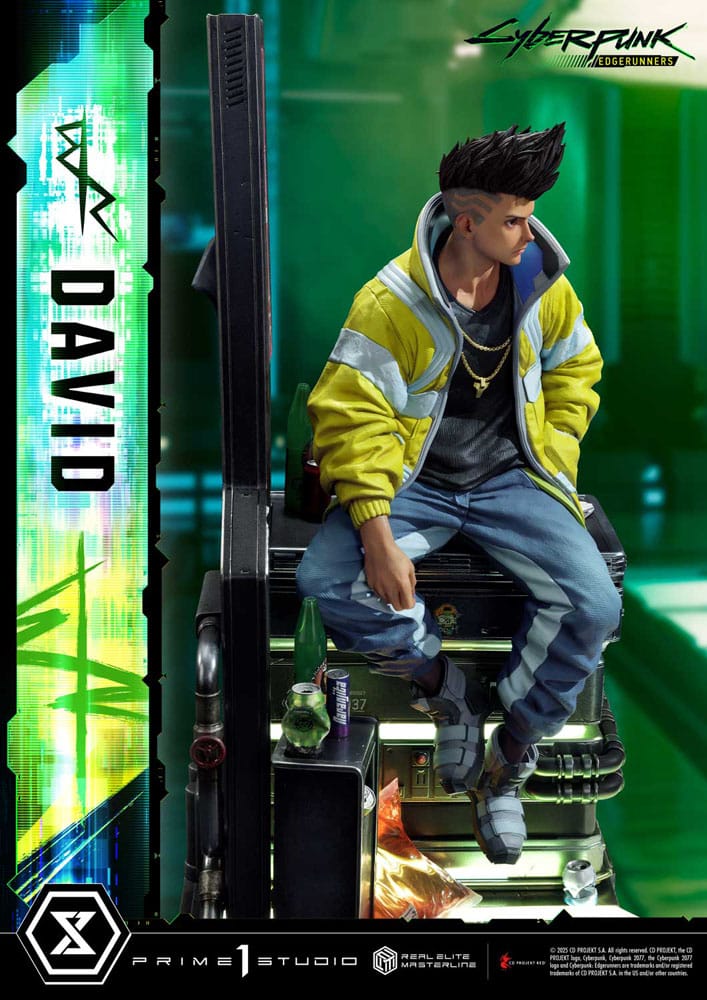Cyberpunk: Edgerunners statuette Real Elite Masterline Series 1/4 David 58 cm