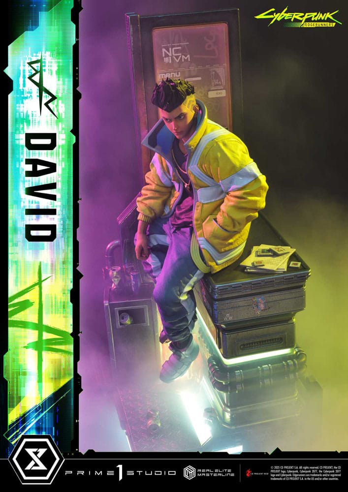 Cyberpunk: Edgerunners statuette Real Elite Masterline Series 1/4 David 58 cm