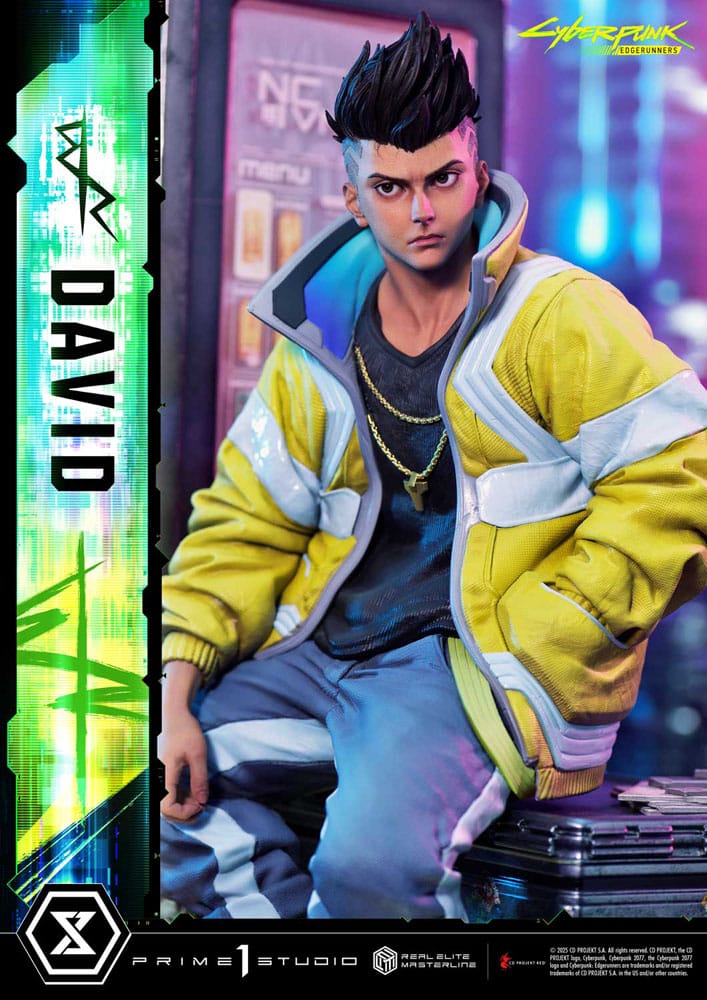 Cyberpunk: Edgerunners statuette Real Elite Masterline Series 1/4 David 58 cm