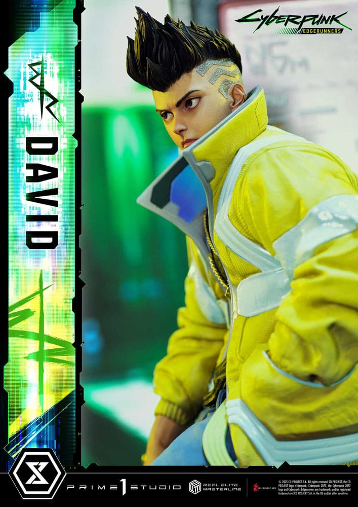 Cyberpunk: Edgerunners statuette Real Elite Masterline Series 1/4 David 58 cm